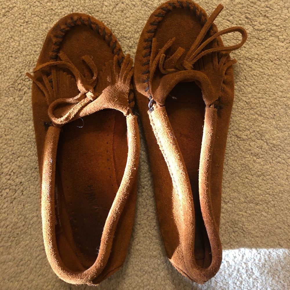 Worn once Minnetonka Moccasins